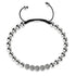 Argent | Bracelet Gala Pavé de Cristaux | Noir